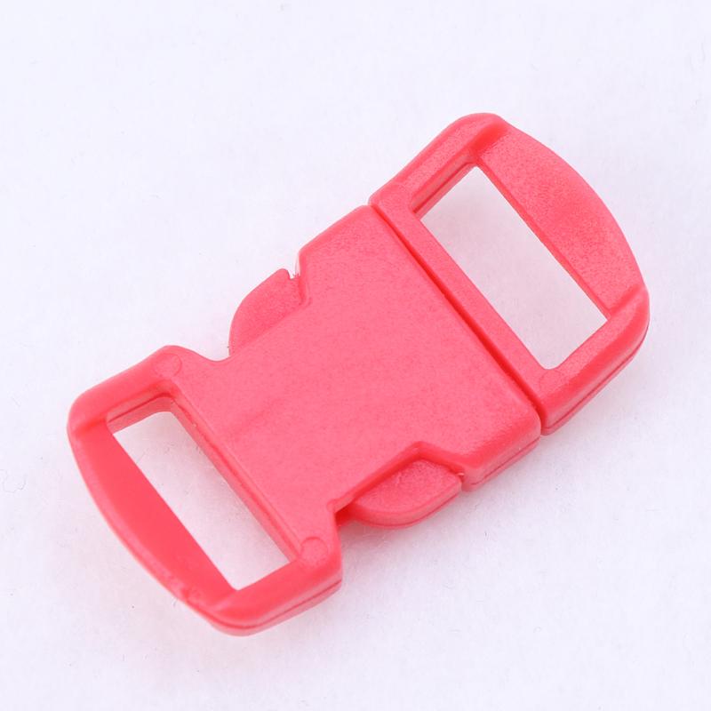 20pcs/lot Curved Side Release Plastic Buckle For Paracord Bracelet Mixed Color