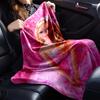 1Pc Pink Princess Fantasy Blanket Soft Throw Blanket For Home Bedroom Bed Sofa Travel Office Solid Christmas Blanket