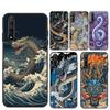 Japanese Dragon For Huawei Nova 9 10 SE 5T 12s 12i 11i Y91 Y90 Y60 Y70 Y72 Y61 P20 P40 P30 Lite P60 Pro Case