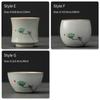 Ru Kiln Ceramic Tea Cup Crack Can Be Restored Vintage Lotus Pod Kung Fu Tea Set