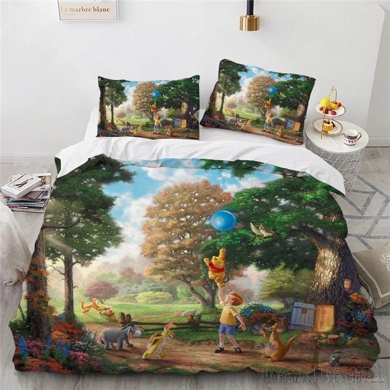 3D Cartoon Film Aladdin Duvet Cover Set HD Comforter Cover for Kids Bedding Sets Bedclothes Bedroom Decor