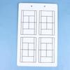 35x22CM Tennis Coaching Board Dry Erase Magnetic Strategy Clipboard for Coaches Reusable Planning Tool for Classroom and Courtside Use