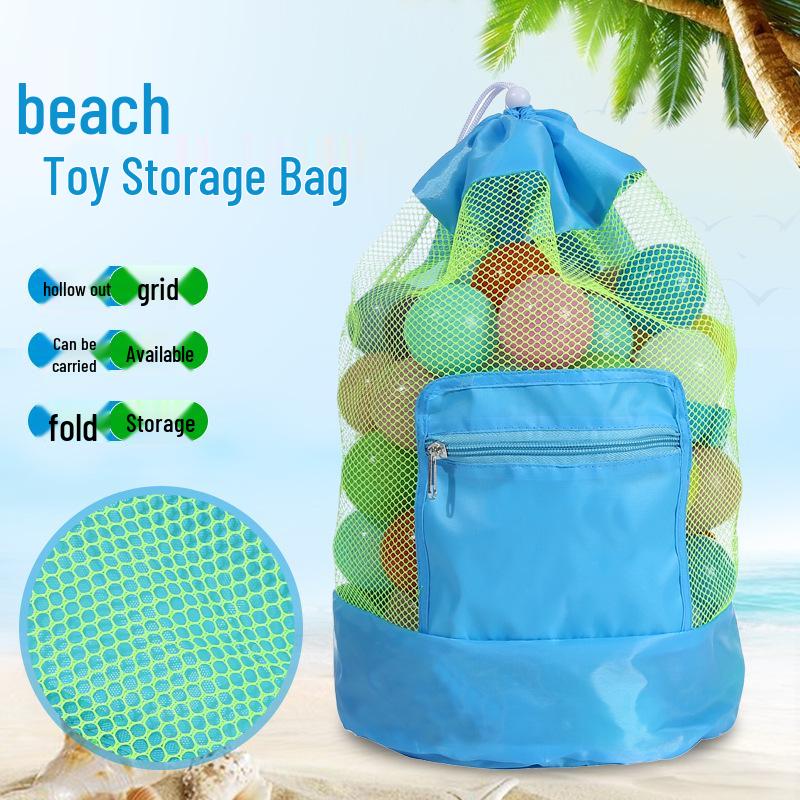 Large Capacity Children's Beach Toy Storage Mesh Bag