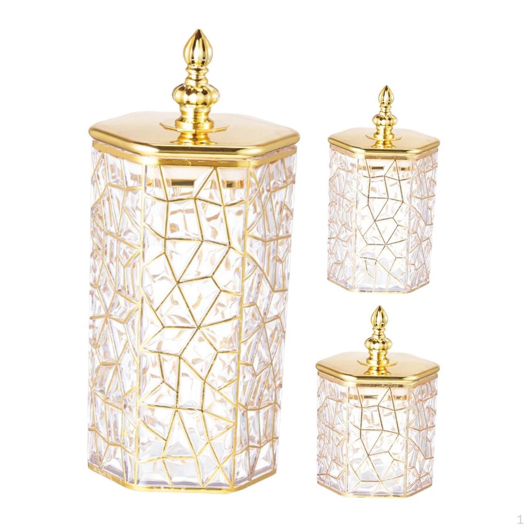 Set of Storage Jars with Lids, Airtight Containers, Versatile Kitchen Utensils, Made PP for