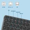 TJK Bluetooth Foldable Wireless Compatible with and US English Tablet Keyboard with Bluetooth 64 Portable for Working from Compatible with Surface Mac