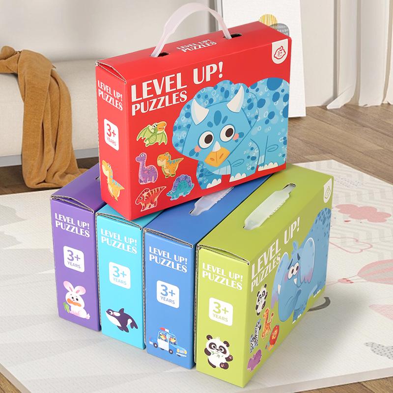 Large Handheld Jigsaw Puzzle Gift Set for Kindergarten - Class Prize or Souvenir Toy