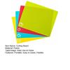 4Pcs Portable Cutting Board Rectangle Outdoor Camping Picnic Food Grade