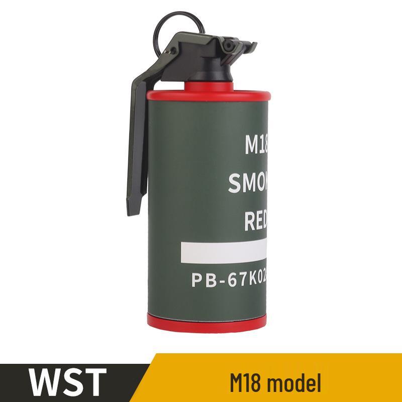 M18 Smoke Grenade Ejectable Pull Ring Prop for Cosplay & Storage