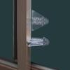 Transparent Sliding Door Lock Self-adhesive Sliding Sash Stopper  for Child Security Protection