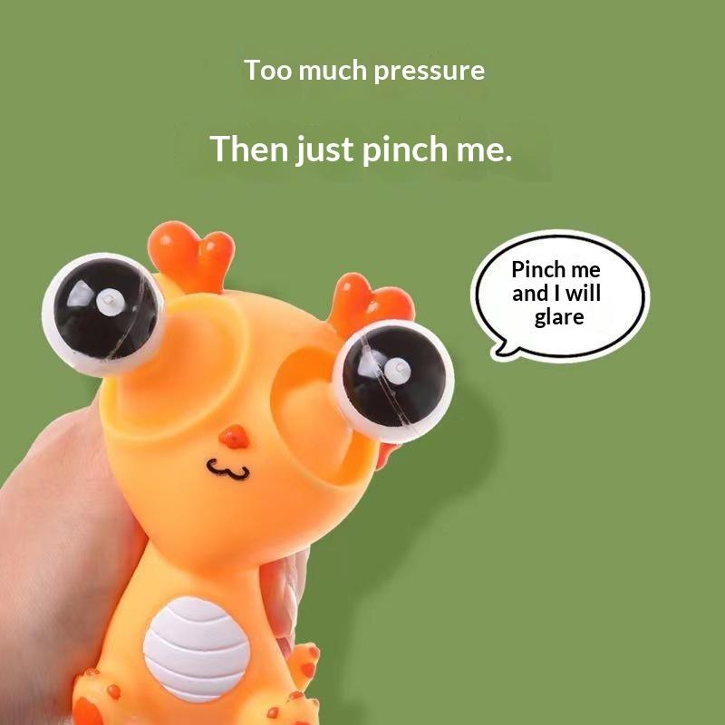 Creative Up Big Eye Dragon Sensory Decompression Kid Gift Eye Dragon Dinosaur Squeeze Gazes To Vent Funny Stress Relievers