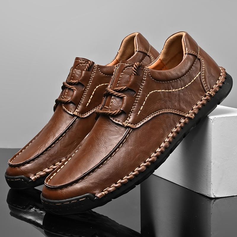 Fashion Handmade Men's Casual Business Casual Leather Shoes  Luxury Men's  Comfortable Outdoor Party Office Men's Shoes for Work