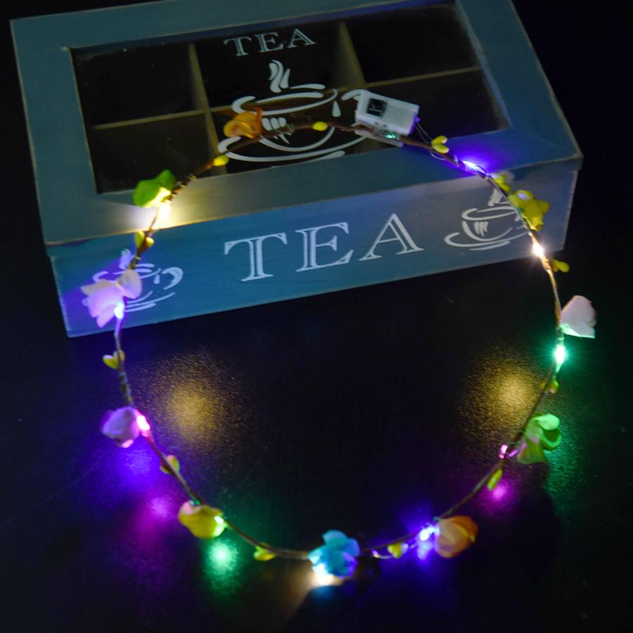10/20/30 stuks Led Glow Kat Konijnenoor Hoorn Haarbanden Licht Op Knipperend Hoofdband Vrouwen Meisje LED Neon Verjaardag Bruiloft Feestartikelen 10pcs