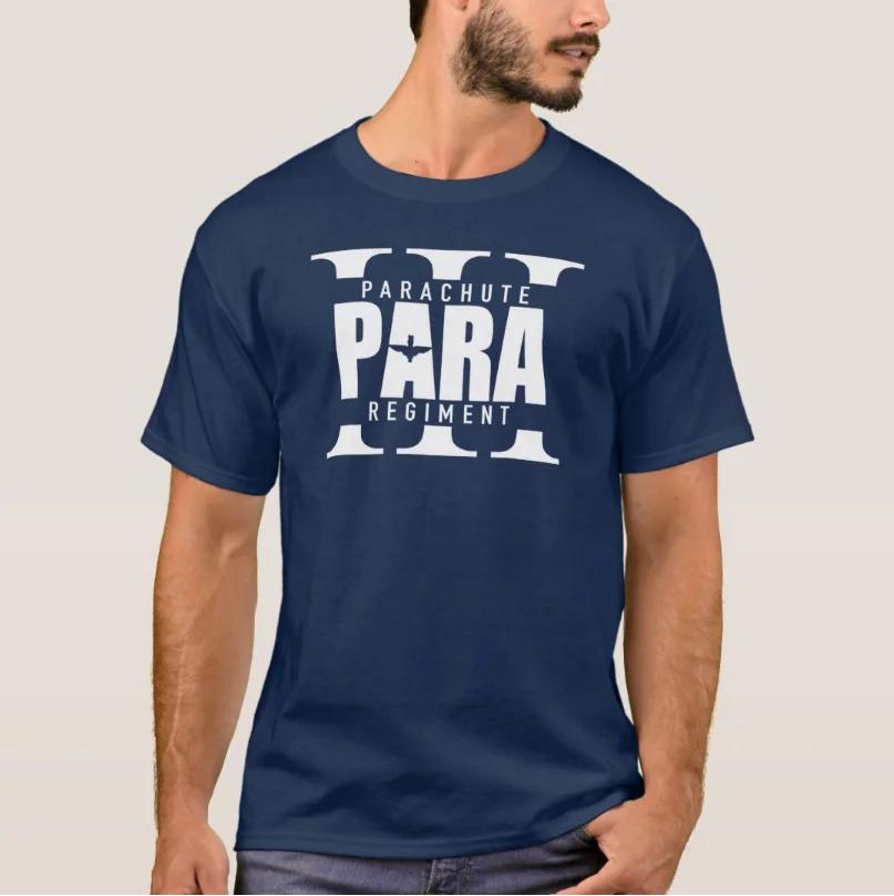 British Army 3 PARA Parachute Regiment T-Shirt 100% Cotton O-Neck Summer Short Sleeve Casual Mens T-shirt Size S-3XL S