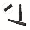 5pcs 1/4In Head Extension Rod Screwdriver Magnetic Transfer Extension Rod Screwdriver Bit Holder Internal Hexagonal Screw