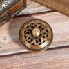 2.5in Retro Lotus Censer Sandalwood Enamel Incense Holder Desktop Ornaments