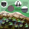 Mesh Pond Plant Basket Aquatic Plant Grow Bag Reusable Large Planter Pots with Handles for Growing Water Lilies Lotus Aquatic Plants