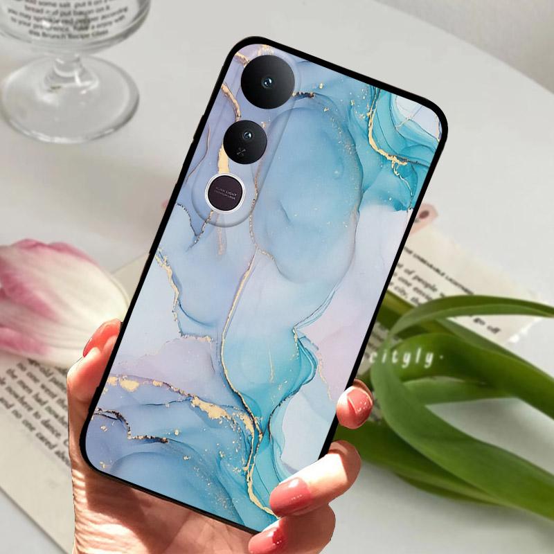 Für Vivo V50 Lite Hülle V2441 Weiches TPU Stoßfestes Silikon Bumper Für Vivo V50 Lite 5G Schutzhülle Schale Coque Fundas