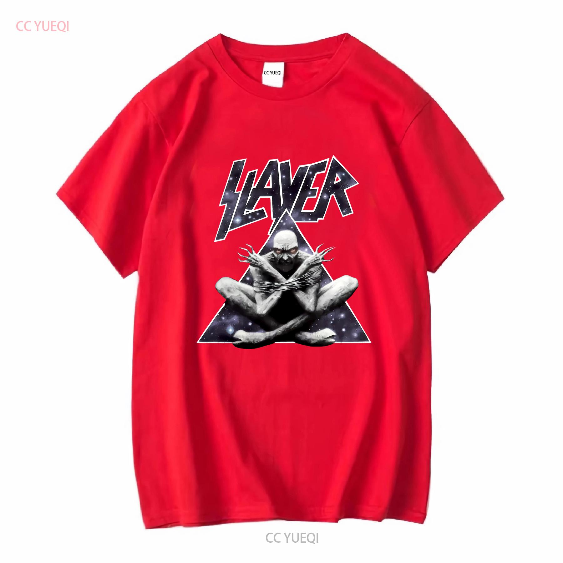 Official T Shirt Slayer Divine Intervention 1994 F B vintage Washed streetwear Casual Stylish Top For Everyday Wear fashion S
