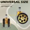 92MF 2.5Inch Office Chair Casters Shock Absorbing Smooth Rollers for Easy Movement