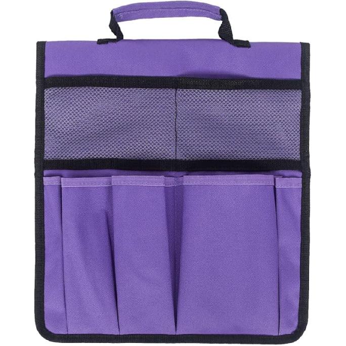 Garden Kneeler Tool Bags, Garden Stool Storage Bag,Kneeling Chair Garden Tool Bag Black