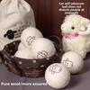 Pet Silent Cat Wool Balls, Cat Toys, Self-entertainment Balls, Cat Balls, Plush Balls, Animal Fur Cat Bite Balls, Small Balls