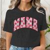 Coquette Strawberry Mama Tshirts Women Cute Mom Life Tops Aesthetic Mother Day Gift for Mommy Short Sleeve Strawberry Tshirts