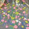 3D Flowers Fabric Luxury Designer Embroidered Tulle Fabric Diy Wedding Dress Cloth Textile Mesh Flower Patch Sewing Lace Fabric