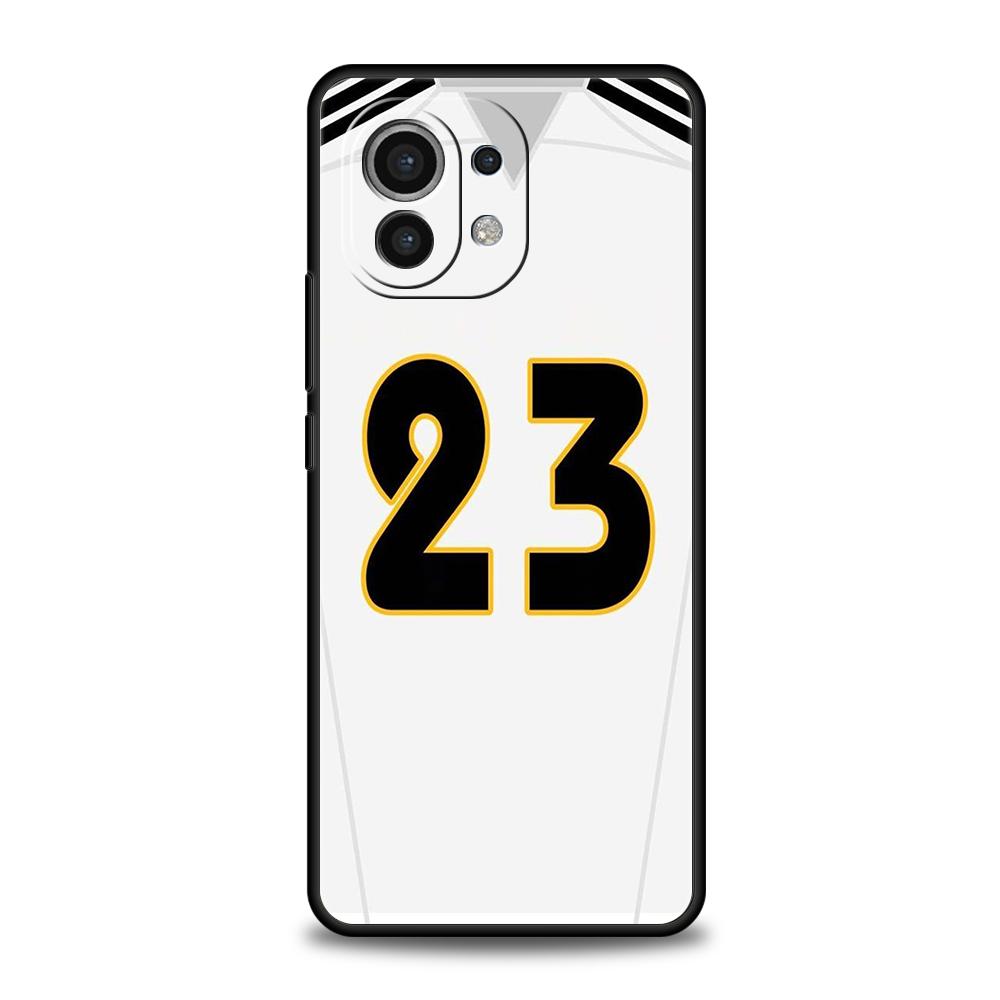 FootBall Number Phone Case For Xiaomi Mi X3 X4 NFC F3 M3 M4 GT Note 9T 10T 10 11 Ultra 11T 12 12T Pro Lite 5G Silicone Shell Bag