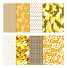 Soimoi 8 Pc Fat Quarter Bundle -  Floral   Print 18"x 22"  DIY Patchwork-  100  Cotton  Pre-Cut Quilting Fabric (Brown &