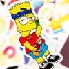 50Pcs Cartoon Simpon PVC Waterproof Luggage Skateboard Laptop Graffiti Stickers