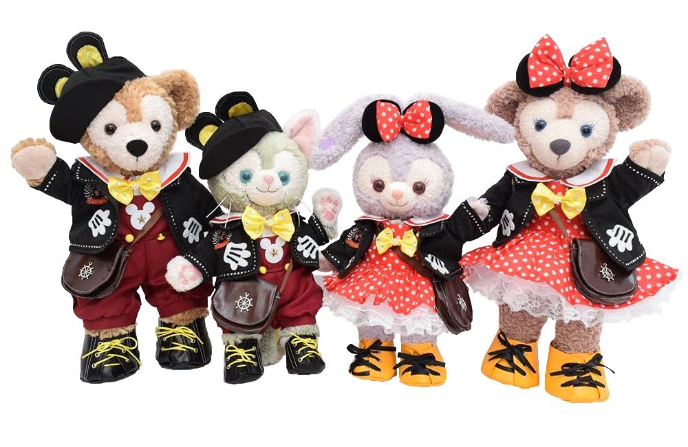 [Teddy Bear Mail Order Alice] ShellieMay Dress-Up Costume, Minnie Mouse Outing Costume (No Body), Size Small (ShellieMay)