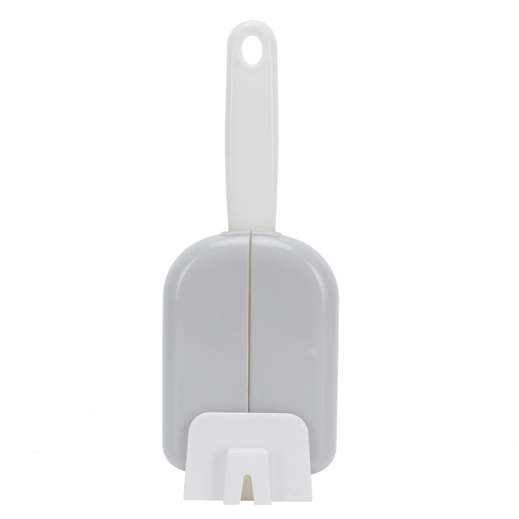 Meal Spoon with Storage Box Dust Proof PP Rice Scoop Tableware Kitchen Accessory(Gray )