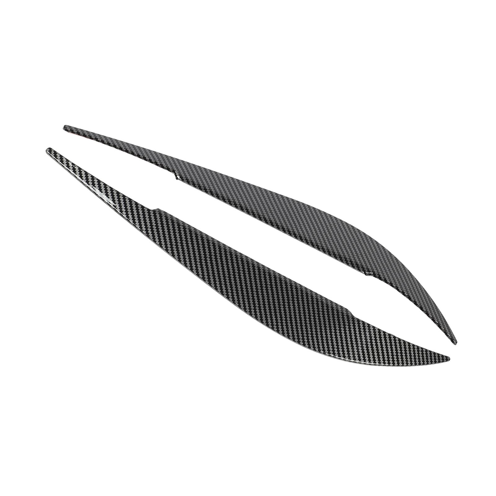 1Pair Headlight Eyebrow Colorfast Rugged Stylish ive Headlight Eyelids Cover for 4 Series F32 F33 F36