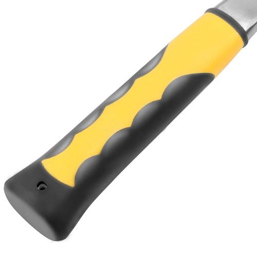 KEILEOHO 32 oz Rock Pick Hammer with Non-Slip Handle, 2-Pack, 11.8 Inch All-Steel Geologist Hammer, Drop-Forged Masonry Hammer with Sharp Tip for Mini