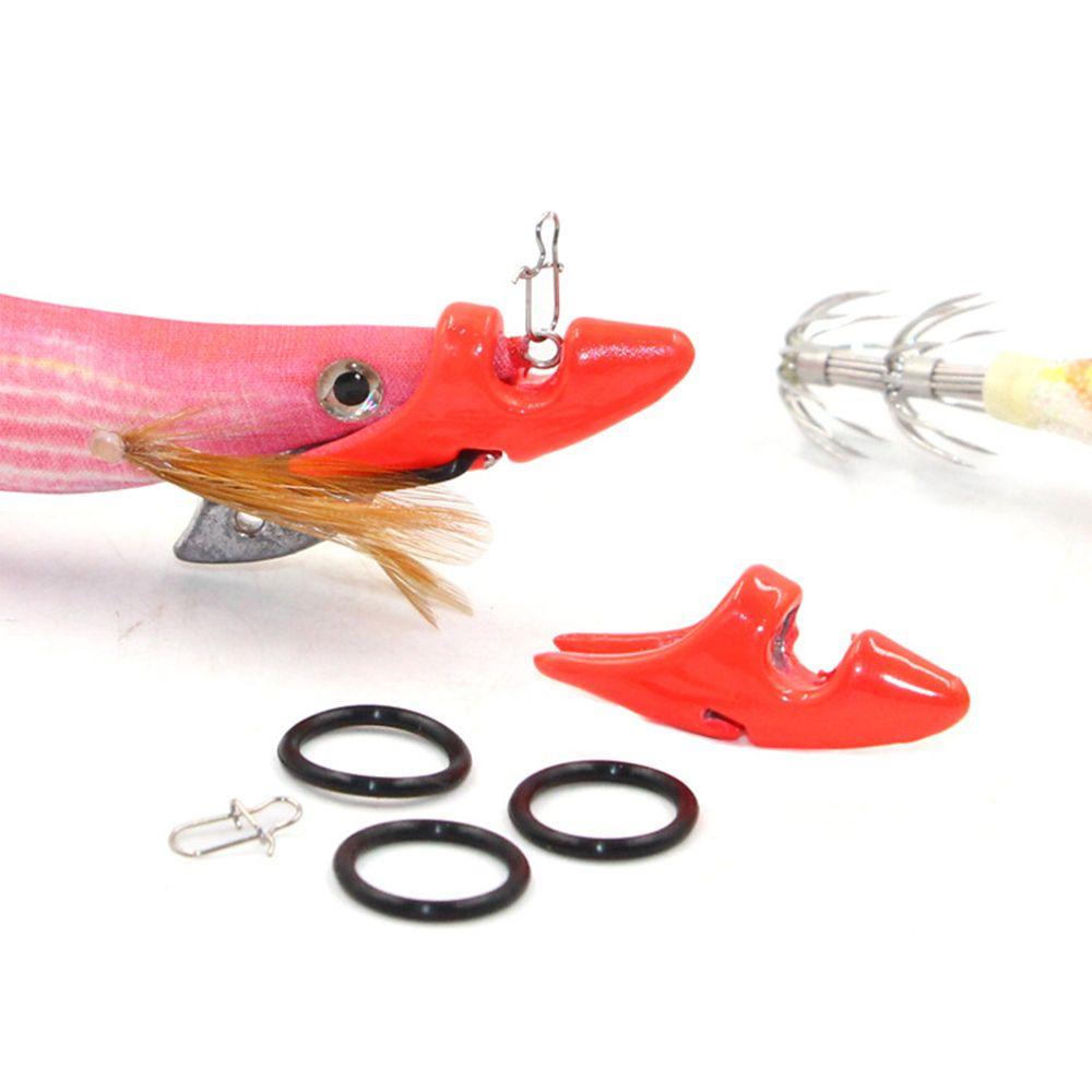 Shrimp Prawn Octopus Bait Squid Jig Tip Wood Shrimp Weight Sinker Fishing Bait  Tackle Run Sinker