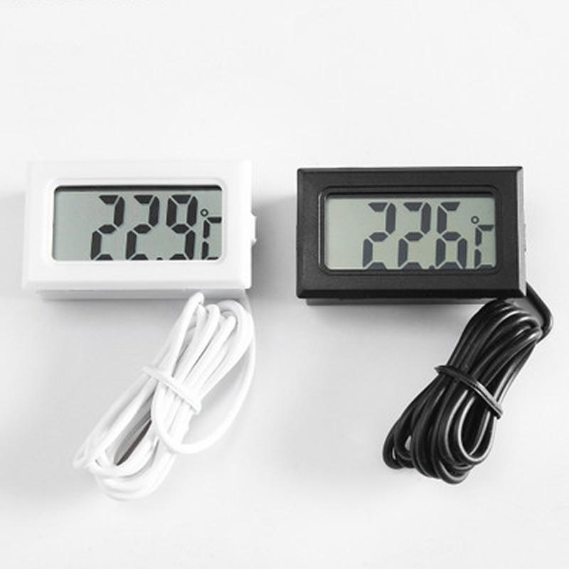 Mini Digital LCD Thermometer -50~110degree Thermometer Sensor with Waterproof Probe for Household Water Tank Refrigerator