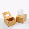 Bambus-Taschentuchbox-Halter, Aufbewahrungs-Papierbox, Taschentuchbox-Abdeckung, Auto-Holz-Servietten, Restaurant-Heimdekoration