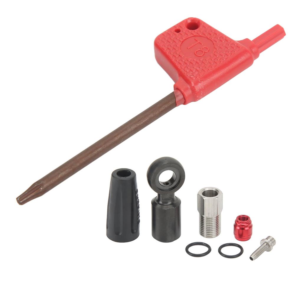 Bike DIY Repairing Kit with Olive Connecting Insert and Disc Brake Cable Adapter for SRAM FLAT