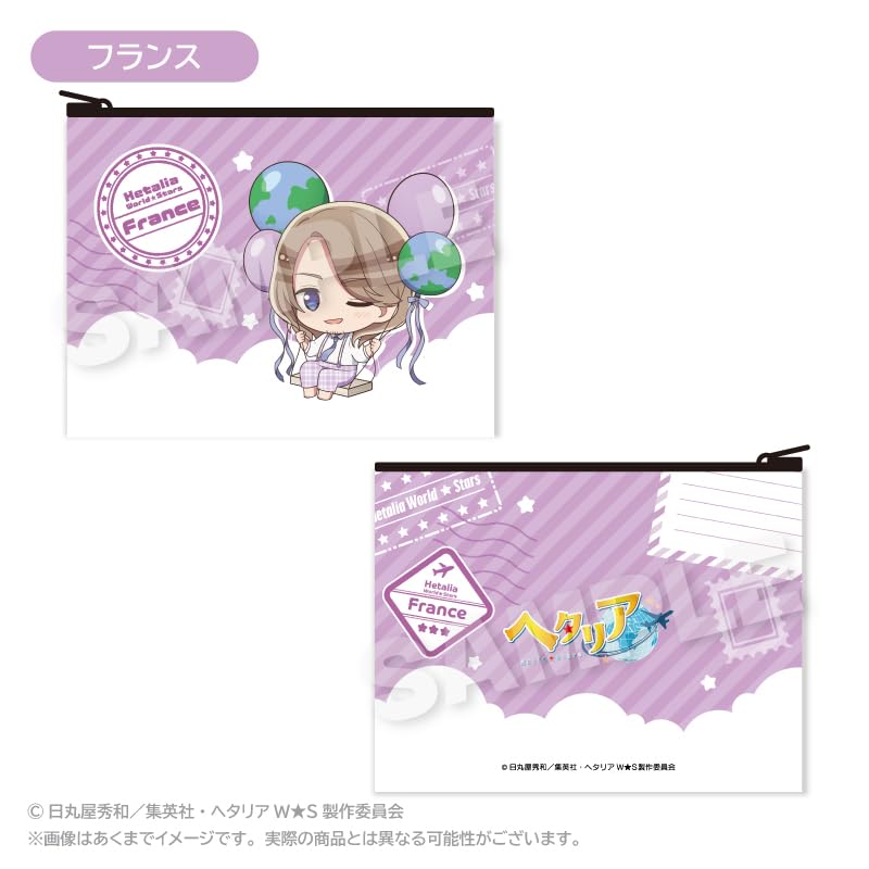 Hetalia WorldStars Frankreich Barunko Flache Tasche