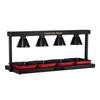 Commercial Food Warming Heat Lamp Station
