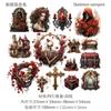 Vintage European Style Gothic Vampire Pet Stickers For Hand Account Diy Craft Decoration