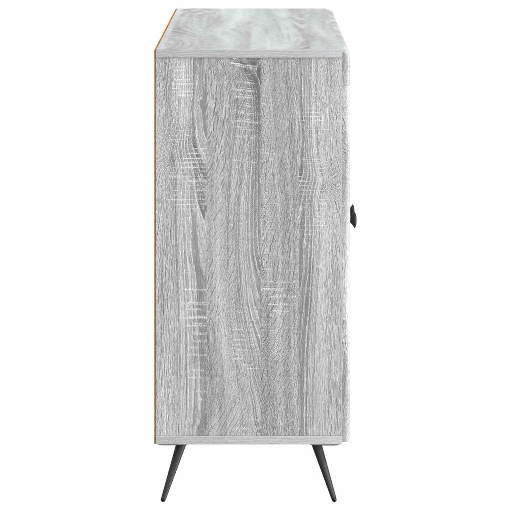 Sideboard Grey Sonoma 89 x 34.5 x 80 cm Engineered Wood