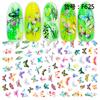 Self Adhesive Flower Unicorn Pattern Nail Art Decorations Stickers And Decals Acrylic Manicure Nails Supplies Tool HQ