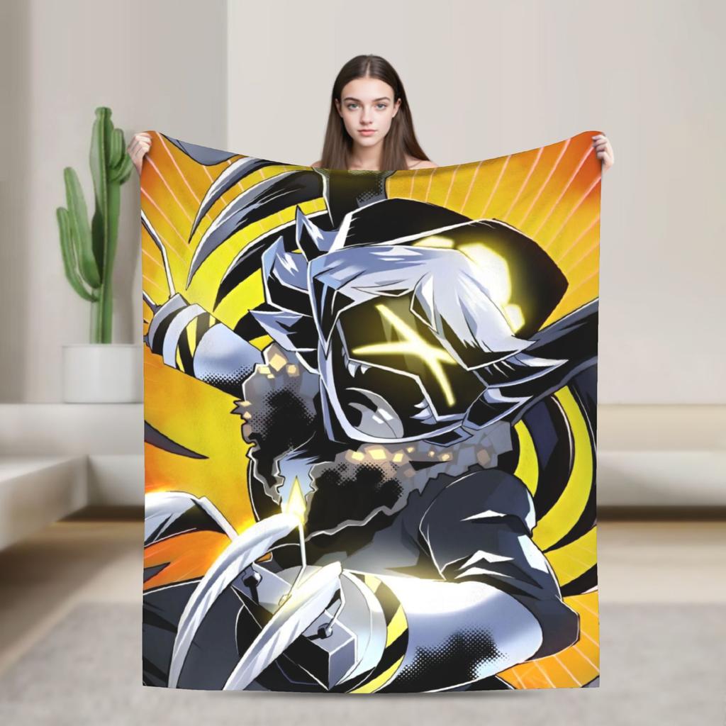 Murder Drones  Blanket Uzi Doorman Wool Funny Breathable Throw Blanket for Bedspread  Winter