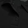 Fila Série Golf Moda Simples Casual Esportivo Clássico Confortável Versátil Tricô Manga Longa Camisa Polo Feminina tops Preto Profundo A11W615215FBK