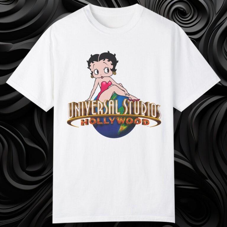 Vintage Betty Boop Universal Studios Hollywood T-shirt S-5XL XXXL