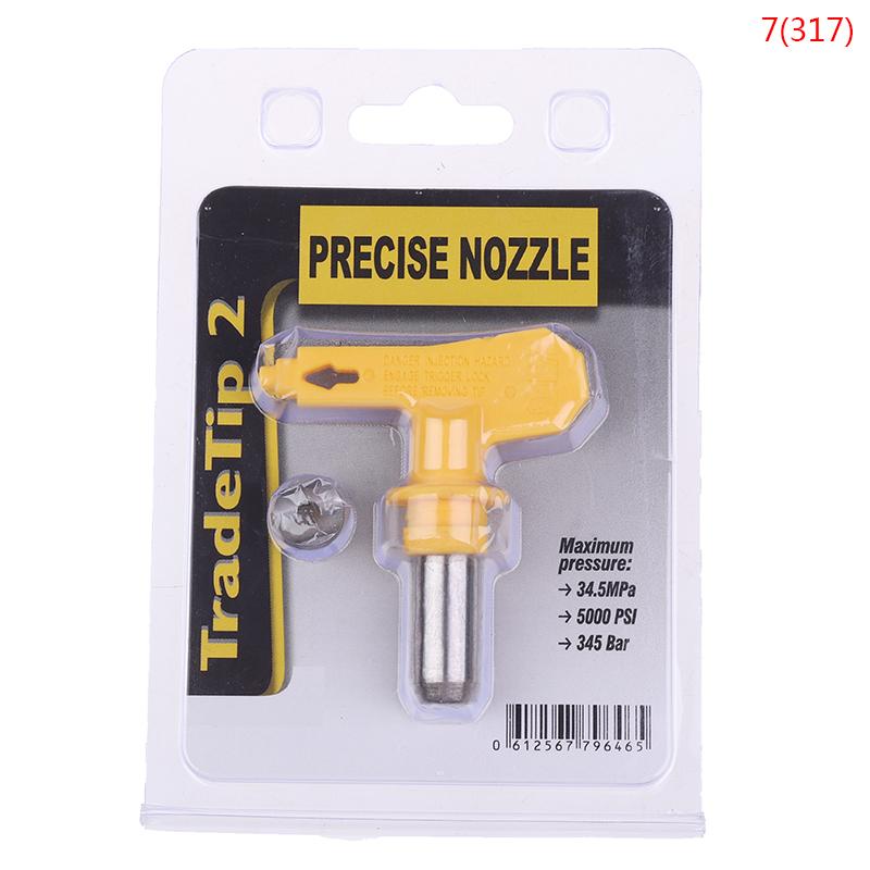 

1 шт. 2/3/4/5/6 серии безвоздушного распылителя сопла для инструмента краскопульта Wagner 7(317)