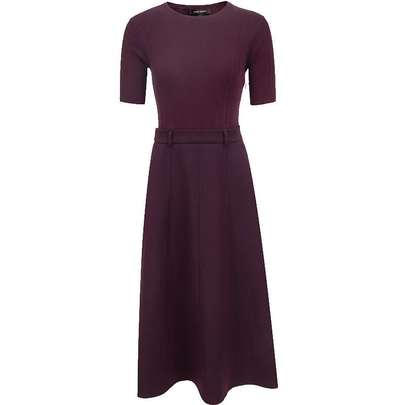 

VEROMODA 2025 Autumn Spliced A-Line Midi Dress M