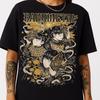 Maglietta Grafica Fantasy Babymetal | T-shirt Band J-Metal | Design Maschera e Teschio Estetica Oscura | Merchandising per Fan Rock Giapponese