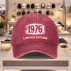 Retro Baseball Cap  Lightweight Adjustable Unisex Fashion Hat for Spring Summer